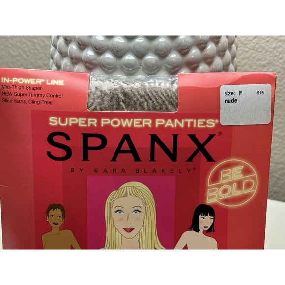 Spanx Super Higher Power Panties Size F NUDE - A220502 New Tummy Control NIP - Picture 6 of 8